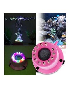 picture Bluelans Mini Aquarium Fish Tank Colorful Bubble Lamp LED Submersible Light with 12 LEDs