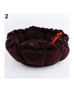 picture Bluelans Fashion Puppy Pet Retractable Pumpkin Shape Soft Bed Dogs Cats Warm Kennel 70 cm (Brown)