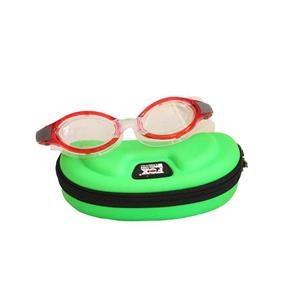 picture عینک شنای فاکس مدل Avatar قرمز همراه با کیف