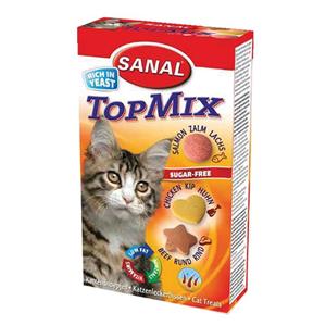 picture مکمل سانال مخصوص گربه به همراه مولتی ویتامین مدل تاپ میکس 50 گرمی
