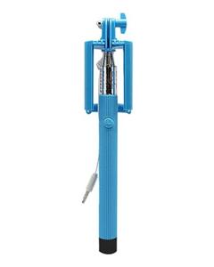 picture Bluelans Extendable Wired Remote Shutter Handheld Selfie Stick Blue