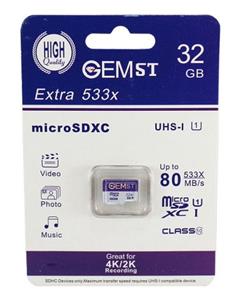 picture Gem ST Extra 533x 32 gig micro sd card