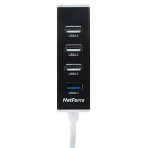 picture NetForce HUB-349 Four Port USB 3.0 Hub
