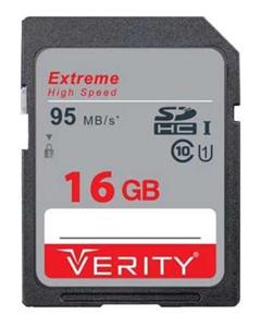 picture Verity SDHC 16 gig uhs-i card