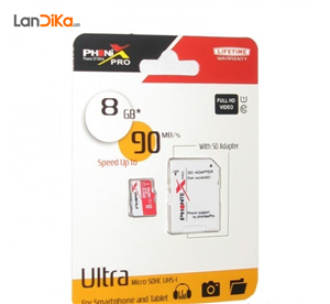 picture رم میکرو 8GB- فونیکس - Phonix Pro U1 Ultra Plus خشاب دار