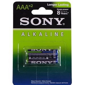picture Sony Alkaline AAA Battery Pack of 2