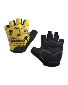 picture Bluelans Unisex Cycling  Half Finger Breathable Gloves Yellow -Int:L