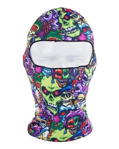 picture Bluelans Thin 3D Outdoor Cycling Balaclava Neck Hood Full Face Mask Hat Beanie Multicolor