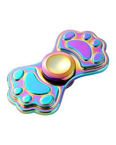picture Bluelans Bluelans¬Æ Rainbow Colors Cute Cat Claw Hand Spinner Desk Tip Spiral Kitty Claw Toy (Multi-Color)