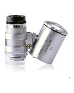 picture Bluelans 60x Handheld Mini Pocket Microscope Loupe Jeweler Magnifier With LED Light