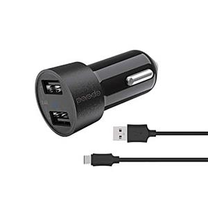 picture Porodo PD-M8J622T Car Charger With USB-C Cable