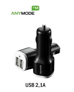 picture ANY MODE 2.1A Auto Dual Port Car Charger شارژر فندکی دوپورت انی مود 2.1 آمپر اورجینال
