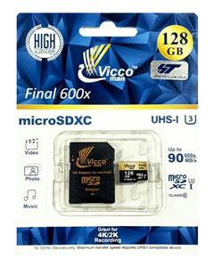 picture Vicco man microSDXC Final 600X UHS-l U3 90MB/s- 128GB