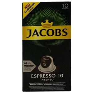 picture Jacobs Espresso Intenso Coffee Capsule Pack of 10