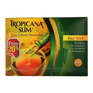 picture Tropicana Slim Zero Calorie Sweetener Sachets Pack