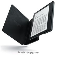 picture Amazon New - Kindle Oasis E-reader with Leather Charging Black Cover 