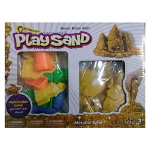 picture شن بازی Play Sand رنگ طلایی