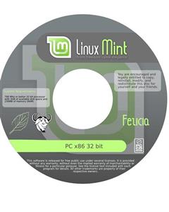 picture  Linux Mint 18.2 Sonya KDE 32bit - DVD