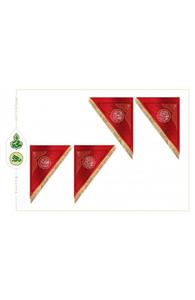 picture پرچم مثلثی  یا اباالفضل العباس ، علی اکبر بن حسین ، علی اصغر بن حسین ، یا زینب کبری
