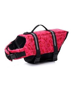 picture (Bluelans Pet Dog Safety Vests Lifejacket S (Pink  Bone