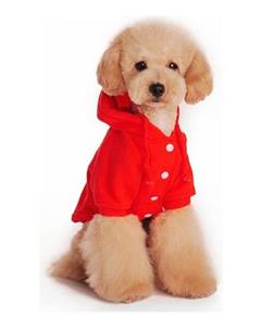 picture Bluelans Puppy Dog Cute Winter Warm Hooded Sweatshirt Hoodie Pet Apparel Dog Clothes S (Red)