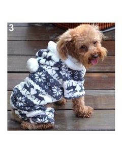 picture Bluelans Pet Dog Puppy Cute Elk Warm Winter Soft Sweater Hoodie Jumpsuit Coat Clothes Outwear XL (Gray)