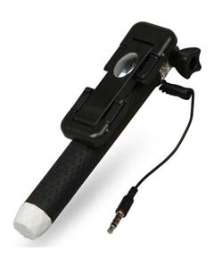 picture Bluelans Portable Wired Telescopic Monopod Foldable Super Mini Selfie Stick Black