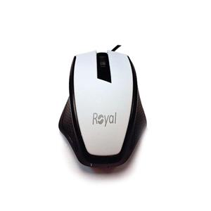 picture موس حرفه ای رویال سفید مدل Royal mouse M132
