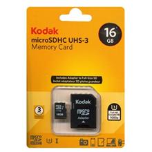 picture Kodak UHS-I U3 Class 10 90MBps microSDHC With Adapter - 16GB