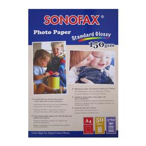 picture Sonofax 150GSM Standard Glossy Paper A4 Size 50 Sheets