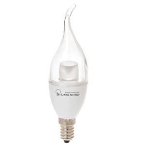 picture لامپ LED سیمانور E14 7W اشکی شفاف آفتابی