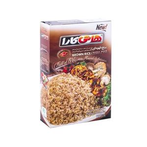 picture برنج قهوه ای ایرانی 900 گرمی هاتی کارا