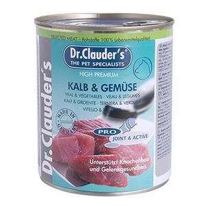 picture کنسرو سگ دکتر کلودرز Dr clauder’s با گوشت گوساله و سبزیجات- ۸۰۰ گرمی