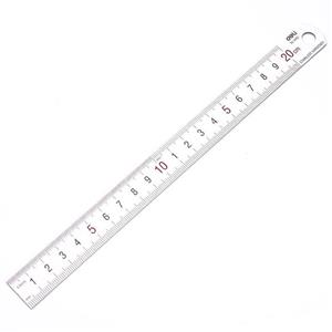 Deli 20 cm steel ruler code 8462 