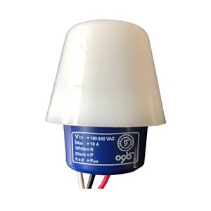 رله روشنایی فتوسل کاوه مدل KPH 210 کد 10A 