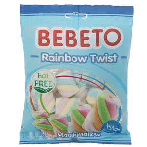 picture Bebeto Rainbow Twist Marshmallow 60gr