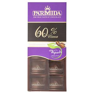 شکلات تلخ 60 درصد پارمیدا مقدار 80 گرم 