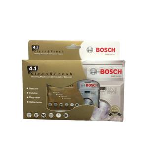 picture پودر جرم گیر ماشین لباسشویی و ظرفشویی بوش Bosch مدل GOLD بسته 5 عددی