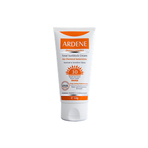 Ardene Total Sunblock Tinted Cream No Chemical Sunscreens SPF30 50 g 