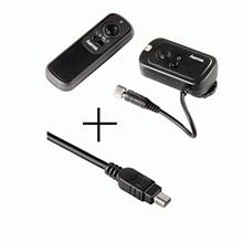 picture HAMA 5202 Base Wireless Remote Release With 5208 Hama Connection Adapter Cable for Nikon MC-DC2