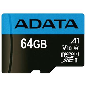 picture ADATA Premier V10 A1 UHS-I Class 10 100MBps microSDXC 64GB