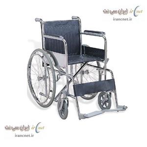 picture ویلچیر مکانیکی ساده استیل مدل wheelchair FS809