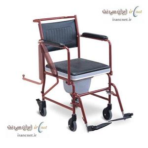 picture ویلچر حمامی استیل مدل wheelchair FS 691
