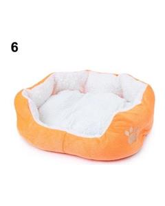 picture Bluelans Winter Warm Dog Cat Puppy s Fashion Comfortable Soft Pad Bed Pet Cushion Mat (Orange)
