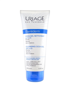 ژل شوینده صورت و بدن بریدرم اوریاژ Uriage Bariederm Cleansing CICA-GEL with Cu-Zn حجم 200میل 