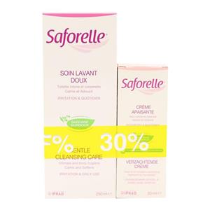 picture Saforelle Apaisante Cream 50ml With Gentle Cleansing Gel