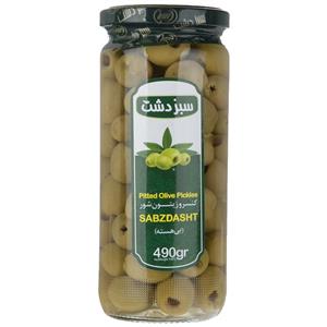 picture Sabz Dasht Pitted Salty Olive 490gr