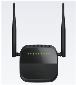 D-Link DSL-124 NEW Wireless N300 ADSL2+ Modem Router 