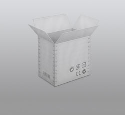 picture کفشور سنی پلاستیک مدل فلامینگو با آشغالگیر 10x10 سانتیمتری