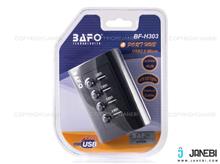 picture هاب یو اس بی 4 پورت بافو BAFO USB 2.0 HUB W/Power Adapter BF-H303